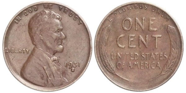 1 Cent 美利堅合眾國 (1776 - ) 青铜 亚伯拉罕·林肯