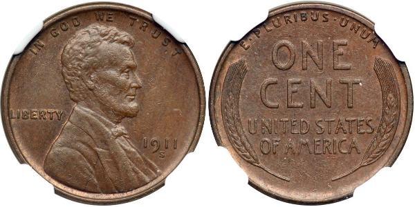 1 Cent 美利堅合眾國 (1776 - ) 青铜 亚伯拉罕·林肯