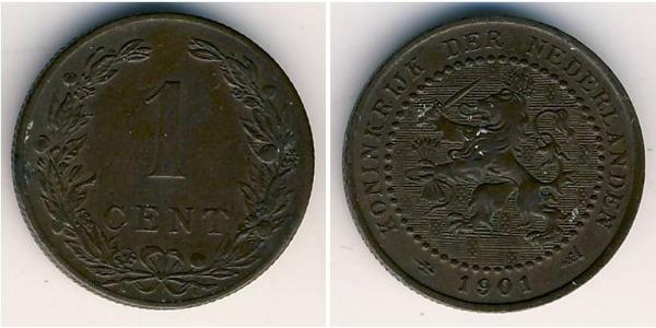 1 Cent 荷兰王国 青铜 