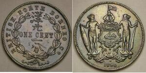 1 Cent 北婆羅洲 青铜/銅 