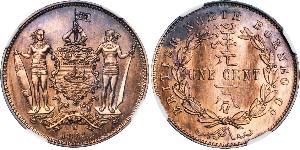 1 Cent 北婆羅洲 青铜/銅 