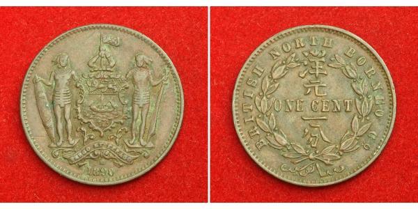 1 Cent 北婆羅洲 青铜/銅 
