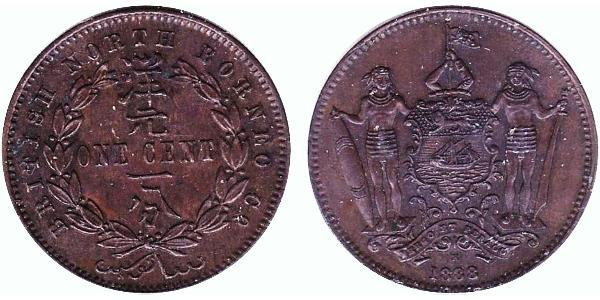 1 Cent 北婆羅洲 青铜/銅 