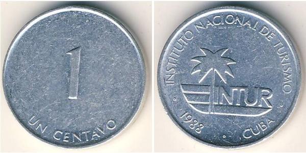 1 Centavo Cuba Aluminium 