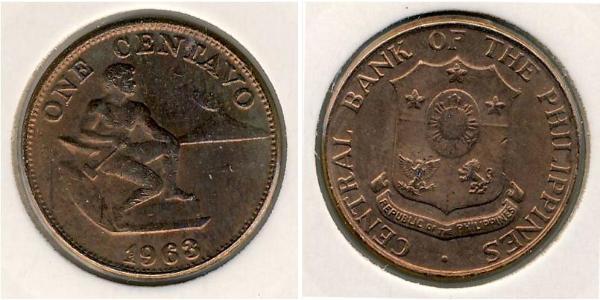 1 Centavo Filipinas Bronce 