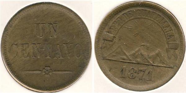 1 Centavo Guatemala Bronce 