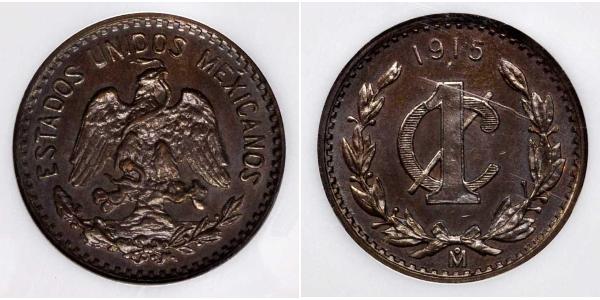 1 Centavo México (1867 - ) Bronce 