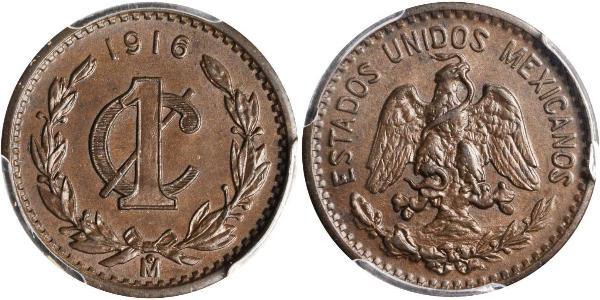 1 Centavo United Mexican States (1867 - ) Bronze 