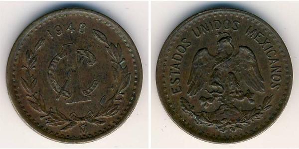 1 Centavo United Mexican States (1867 - ) Bronze 