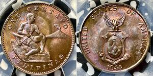 1 Centavo Filippine Bronzo 