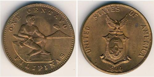1 Centavo Filippine Bronzo 