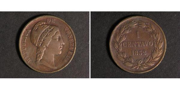 1 Centavo Venezuela Copper 