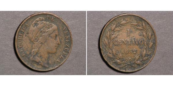 1 Centavo Venezuela Cuivre 