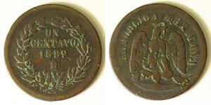 1 Centavo Mexiko (1867 - ) Kupfer 