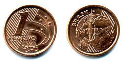 1 Centavo Brazil Steel/Copper 