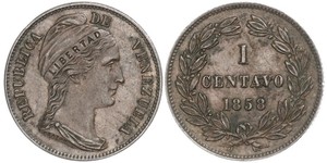 1 Centavo Venezuela 銅 