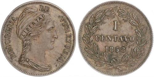 1 Centavo Venezuela 銅 