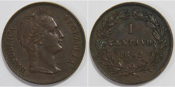 1 Centavo Venezuela 銅 