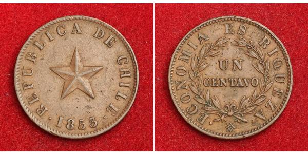 1 Centavo 智利 銅 