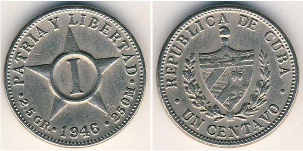 1 Centavo Cuba 銅/镍 