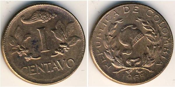 1 Centavo 哥伦比亚 青铜 