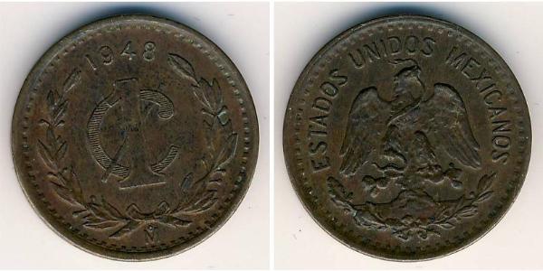 1 Centavo 墨西哥 青铜 