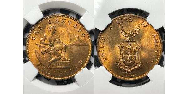 1 Centavo 菲律宾 青铜 