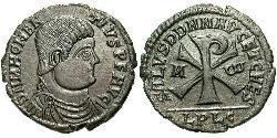 1 Centenionalis Imperio romano (27BC-395) Bronce Magnencio (303-353)