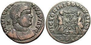 1 Centenionalis Imperio romano (27BC-395) Bronce Magnencio (303-353)