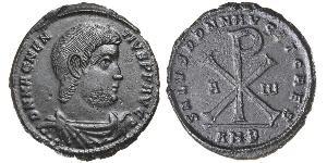 1 Centenionalis Imperio romano (27BC-395) Bronce Magnencio (303-353)