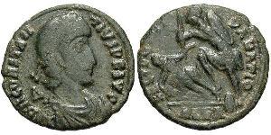 1 Centenionalis Imperio romano (27BC-395) Bronce Constancio II (317 - 361)