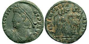 1 Centenionalis Imperio romano (27BC-395) Bronce Constante I (320-350)