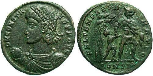 1 Centenionalis Imperio romano (27BC-395) Bronce Constante I (320-350)