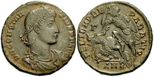 1 Centenionalis Imperio romano (27BC-395) Bronce Constancio II (317 - 361)