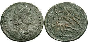 1 Centenionalis Empire romain (27BC-395) Bronze Constance II (317 - 361)