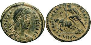 1 Centenionalis Empire romain (27BC-395) Bronze Constance II (317 - 361)