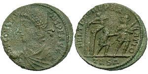 1 Centenionalis Roman Empire (27BC-395) Bronze Constantius II (317 - 361)