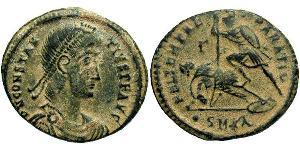 1 Centenionalis Roman Empire (27BC-395) Bronze Constantius II (317 - 361)