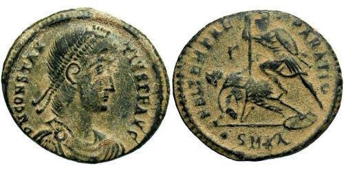 1 Centenionalis Roman Empire (27BC-395) Bronze Constantius II (317 - 361)