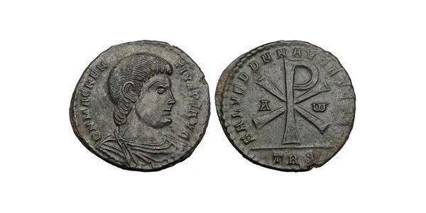 1 Centenionalis Roman Empire (27BC-395) Bronze Magnentius (303-353)