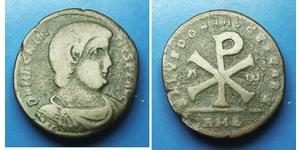 1 Centenionalis Impero romano (27BC-395) Bronzo Magnenzio (303-353)