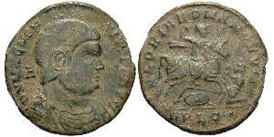 1 Centenionalis Римская империя (27BC-395) Бронза Магн Магненций (303-353)