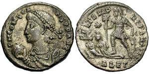 1 Centenionalis Римская империя (27BC-395) Бронза Констант I (320-350)