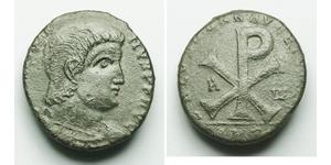 1 Centenionalis Римская империя (27BC-395) Бронза Магн Магненций (303-353)