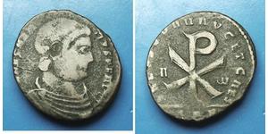 1 Centenionalis Римская империя (27BC-395) Бронза Магн Магненций (303-353)