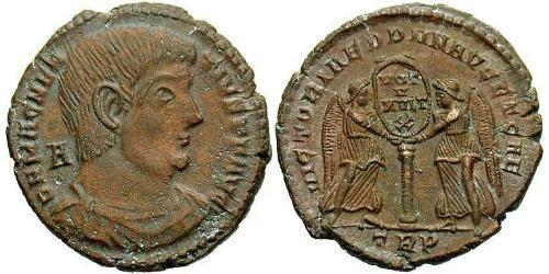 1 Centenionalis Римская империя (27BC-395) Бронза Магн Магненций (303-353)