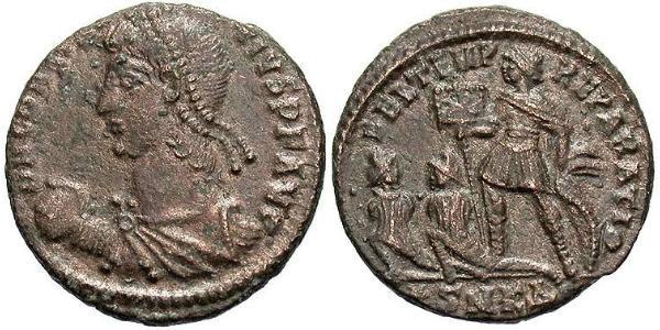 1 Centenionalis Римская империя (27BC-395) Бронза Констанций II (317 - 361)