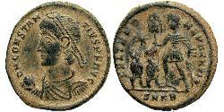 1 Centenionalis Римська імперія (27BC-395) Бронза Констанцій II (317 - 361)