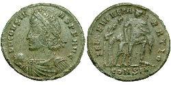 1 Centenionalis Римська імперія (27BC-395) Бронза Констант I (320-350)