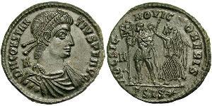 1 Centenionalis Римська імперія (27BC-395) Бронза Констанцій II (317 - 361)